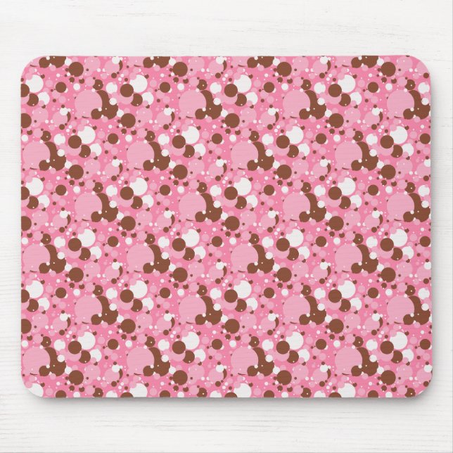Neapolitan Dots 02 Pink Dark-COMPUTER MOUSEPAD (Vorne)