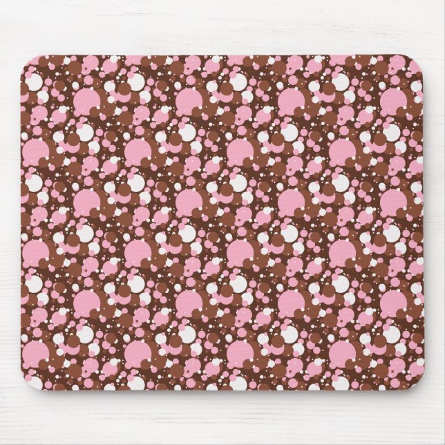 Neapolitan Dots 03 Braun M-COMPUTER MOUSEPAD (Vorne)