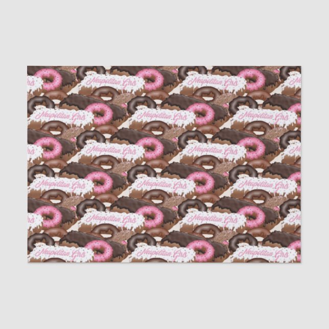 Neapolitan-Girls-Donuts Seidenpapier (Vorderseite)