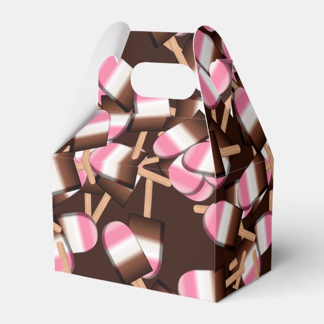 Neapolitan Ice Cream Bars 2-GASTGESCHENK BOX, Gabl Geschenkschachtel (Rückseite)