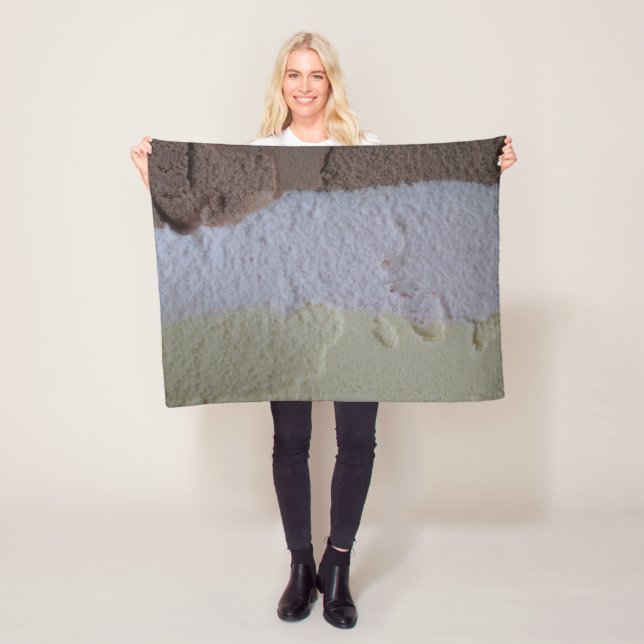 Neapolitan Ice Cream Fleece Blanket (Beispiel)