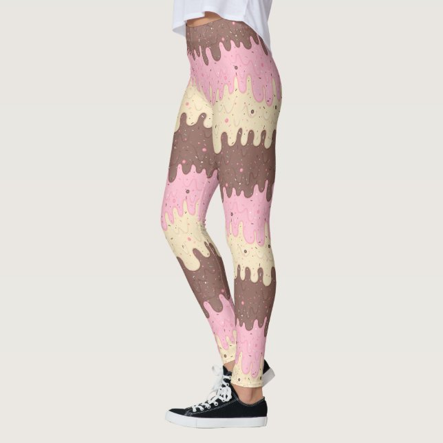 Neapolitan Ice Cream Leggings (Links)