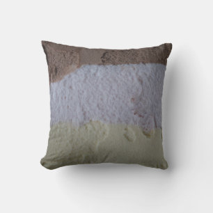 Neapolitan Ice Cream Pillow - Strawberry Reverse Kissen