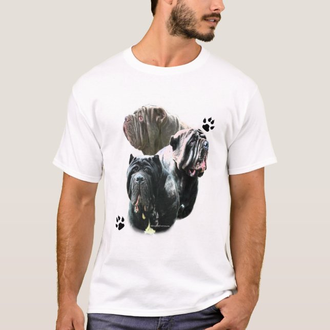 Neapolitan Mastiff Trio T-Shirt (Vorderseite)