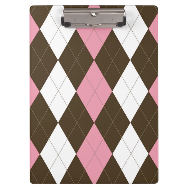 Neapolitan Raute Clipboard Klemmbrett (Vorderseite)