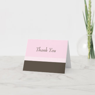 Neapolitan Vielen Dank Hinweis (pink) Dankeskarte