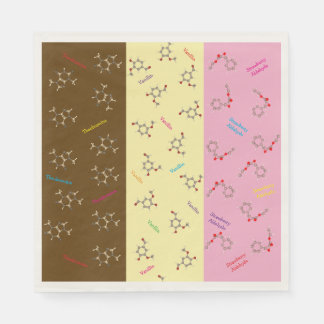 Neapolitanes Ice Cream Chemie Party Napkins Serviette