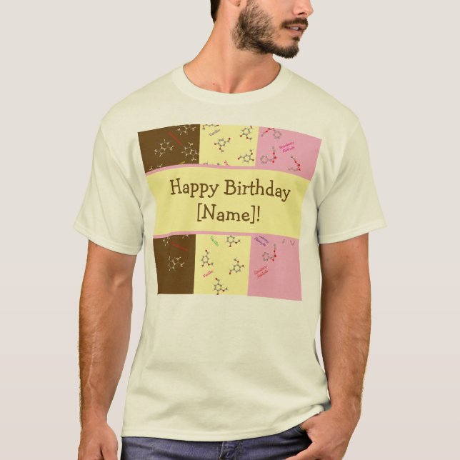 Neapolitanes Ice Cream Party Parterre Shirt (Vorderseite)