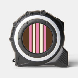 Neapolitanes Tape Measure (Braun, Rosa & Creme) Maßband