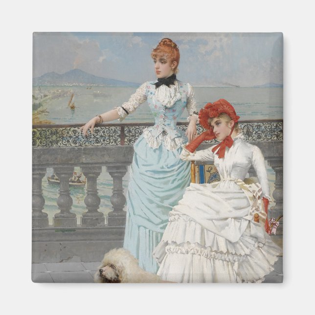 Neapolitanische Beauties (elegante italienische ju Magnet (Vorne)