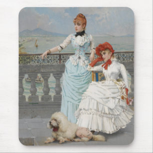 Neapolitanische Beauties (elegante italienische ju Mousepad