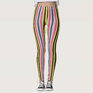 Neapolitanische gestreifte Leggings