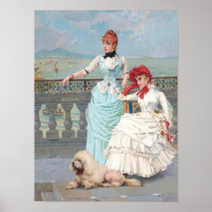 Neapolitanische Schönheiten von Vittorio Matteo Co Poster