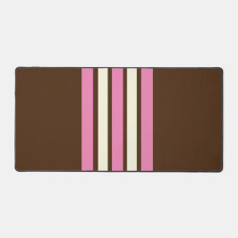 Neapolitanische Schreibtischmatte (braun, rosa und