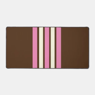 Neapolitanische Schreibtischmatte (braun, rosa und