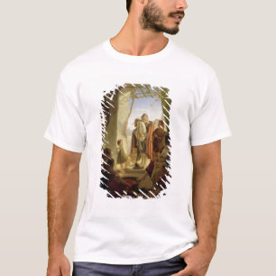 Neapolitanischer Dudelsackspieler in winterlichem T-Shirt