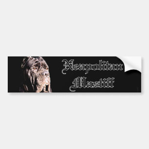 Neapolitanischer Mastiff-Autoaufkleber Autoaufkleber