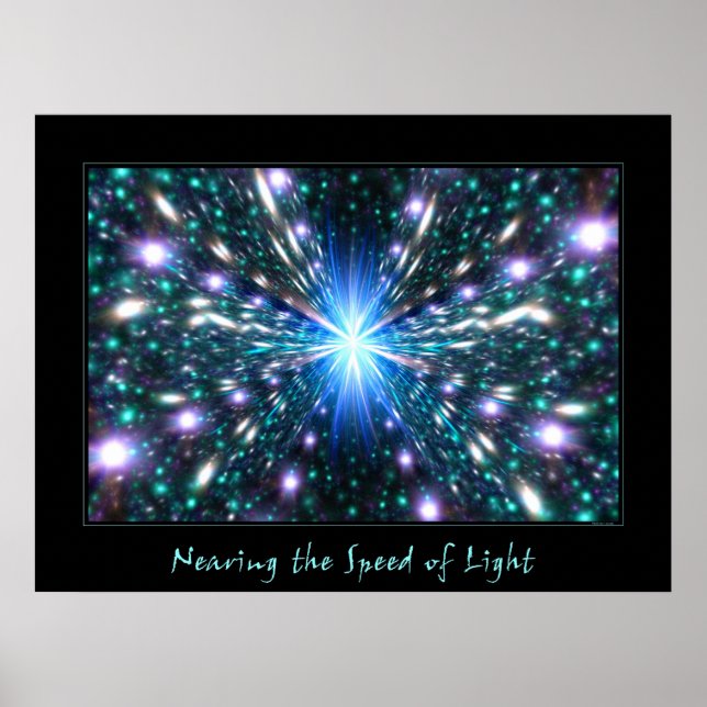 Nearing the Speed of Light Poster (Vorne)