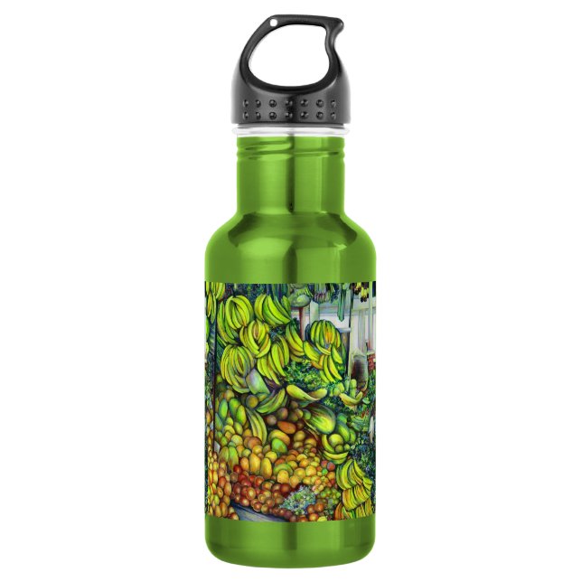 Neat, Sweet und in Side Pocket, Mexiko Edelstahlflasche (Vorderseite)