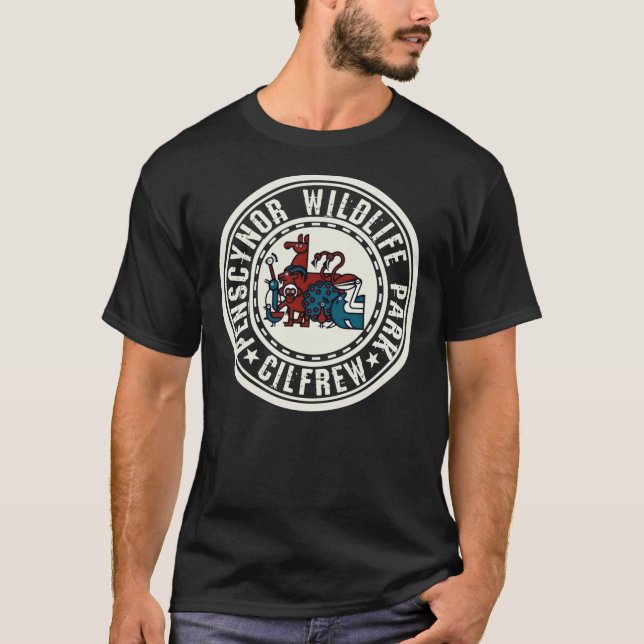 Neath South Wales, Penscynor Wildlife Park, Cilfre T-Shirt (Vorderseite)