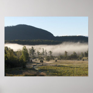 Nebel am Morgen in den Adirondacks 5 Poster