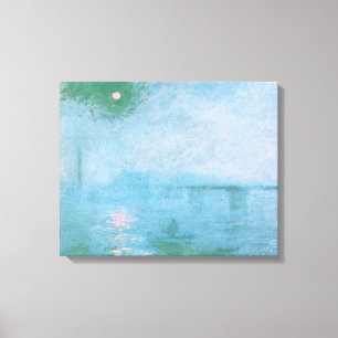 Nebel an der Themse (von Claude Monet), Canvas Pri Leinwanddruck
