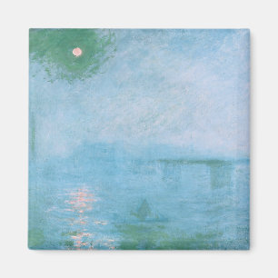 Nebel an der Themse (von Claude Monet) Magnet