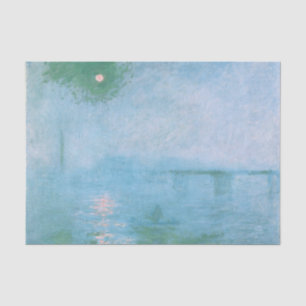 Nebel an der Themse (von Claude Monet) Seidenpapier