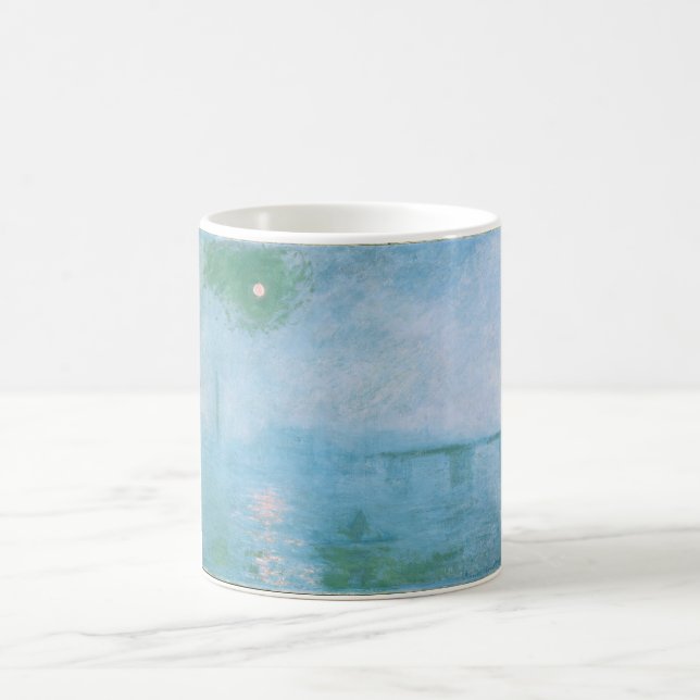 Nebel an der Themse (von Claude Monet) Tasse (Mittel)