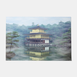 Nebel auf dem Golden Pavillon Fußmatte