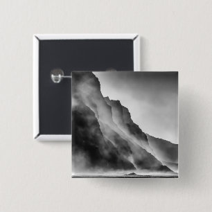 Nebel auf den Felsen Button