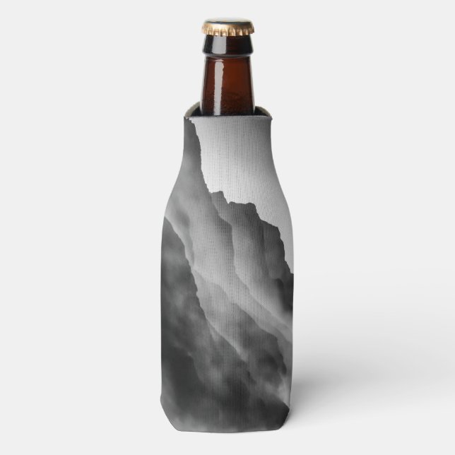 Nebel auf den Felsen Flaschenkühler (Flaschenvorderseite)