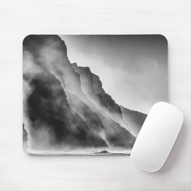 Nebel auf den Felsen Mousepad (Mit Mouse)