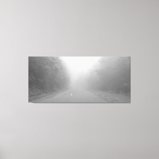Nebel auf der Ausläuferstraße, Tennessee Leinwanddruck (Vorderseite)