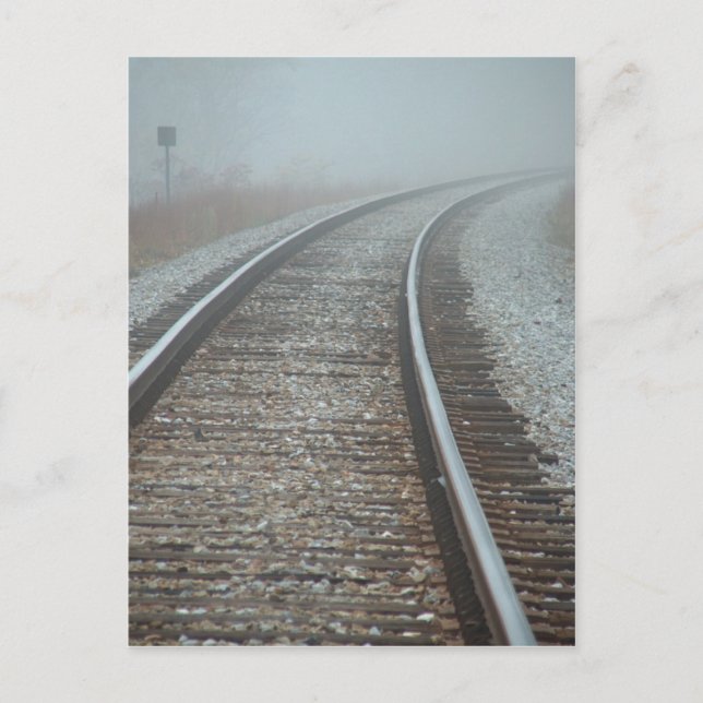 Nebel auf der Postkarte (Vorderseite)