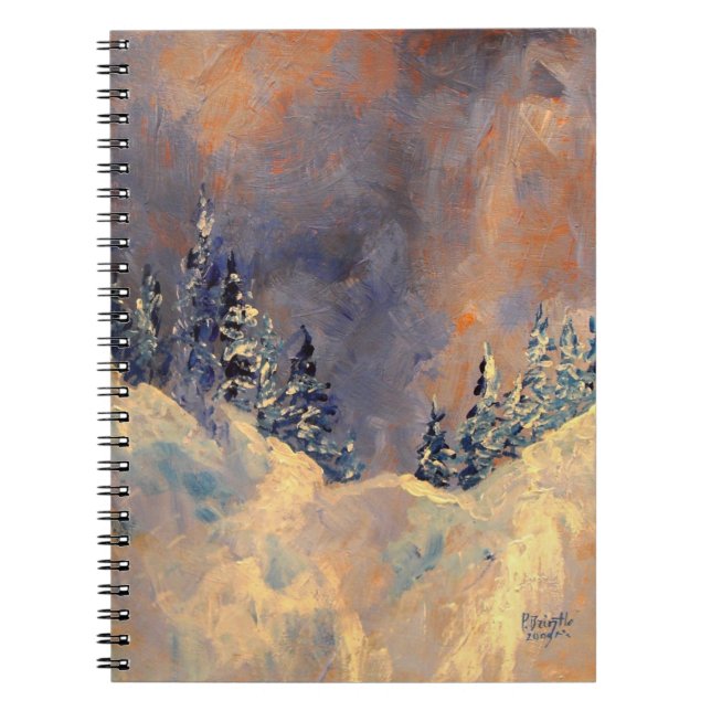 Nebel auf der Schnee-Spitze 2009 Notizblock (Vorderseite)