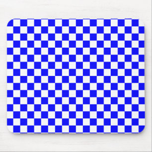 Nebel-blaue und weiße Checkerboard Vintag Mousepad