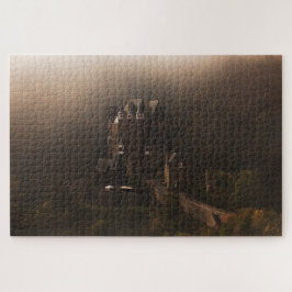Nebel Burg Eltz Schlosses morgens
