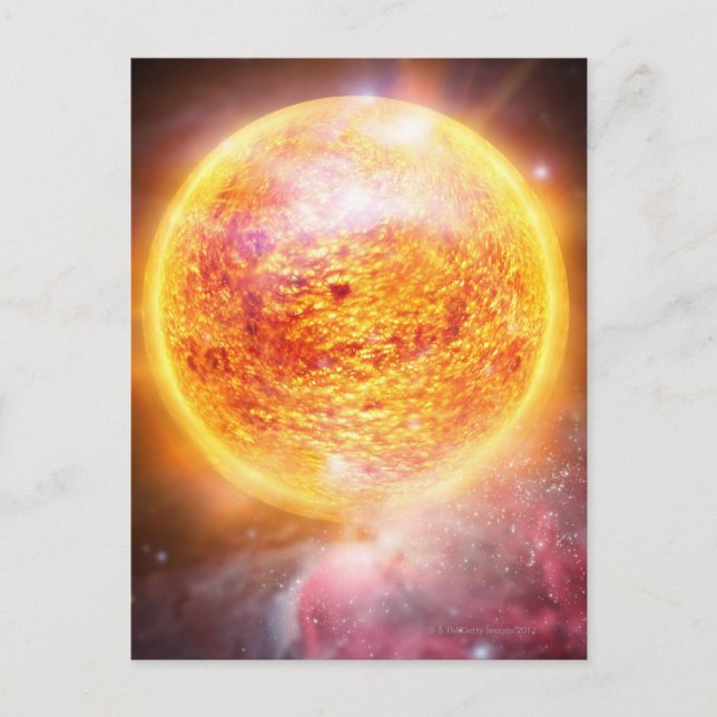 Nebel Burning hell Postkarte (Vorderseite)