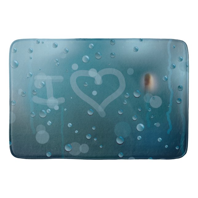 Nebel der Liebe Badematte (Vorderseite)