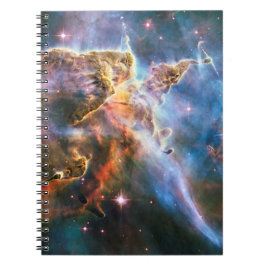 Nebel der Weltraumgalaxie. Universe Sterne. Hubble Notizblock