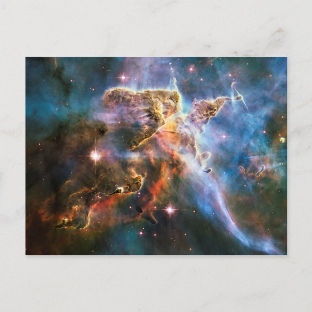 Nebel der Weltraumgalaxie. Universe Sterne. Hubble Postkarte (Vorderseite)