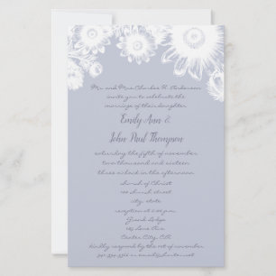 Nebel Gray Vintag Floral Wedding