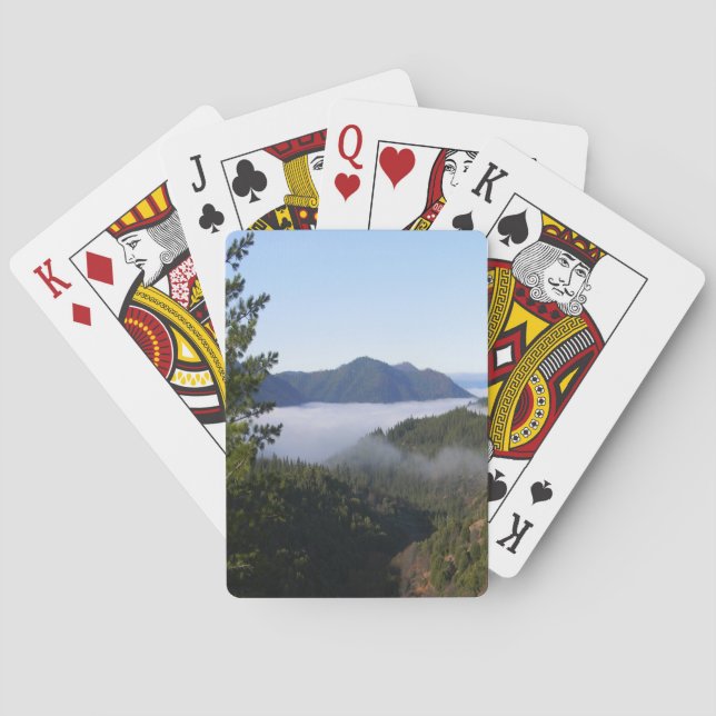 Nebel in den Bergen. Spielkarten (Rückseite)
