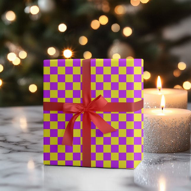 Nebel Lila Gelb Karton Vintag Geschenkpapier (Von Creator hochgeladen)