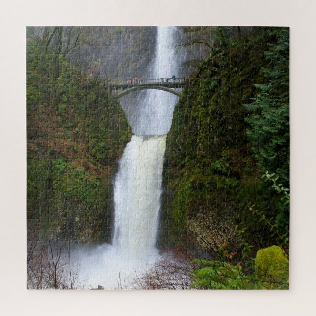 Nebel & Mist von Multnomah Falls, Oregon - 20x20 i (Vertikal)