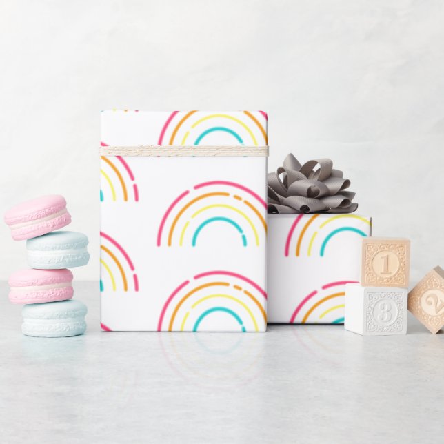 Nebel-Papiere zum Abziehen der Abbildung Geschenkpapier (Babyparty)