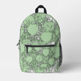 Nebel-Shamrocks-Rucksack – Chic & Künstlerisches G Bedruckter Rucksack