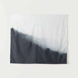 Nebel über Diagonalschichten Wandteppich