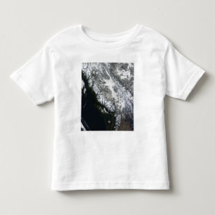 Nebel und Schnee in British Columbia Kleinkind T-shirt